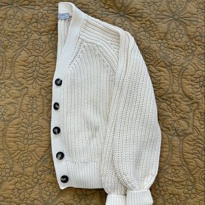 Everlane NWT The Texture Cotton Cardigan Small